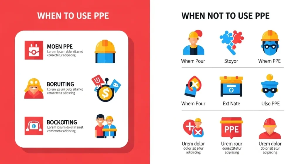 When to Use and When Not to Use PPE
