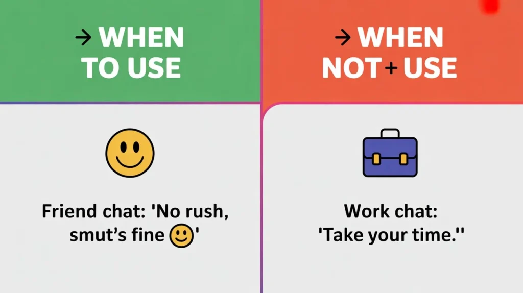 When to Use and When Not to Use Smut