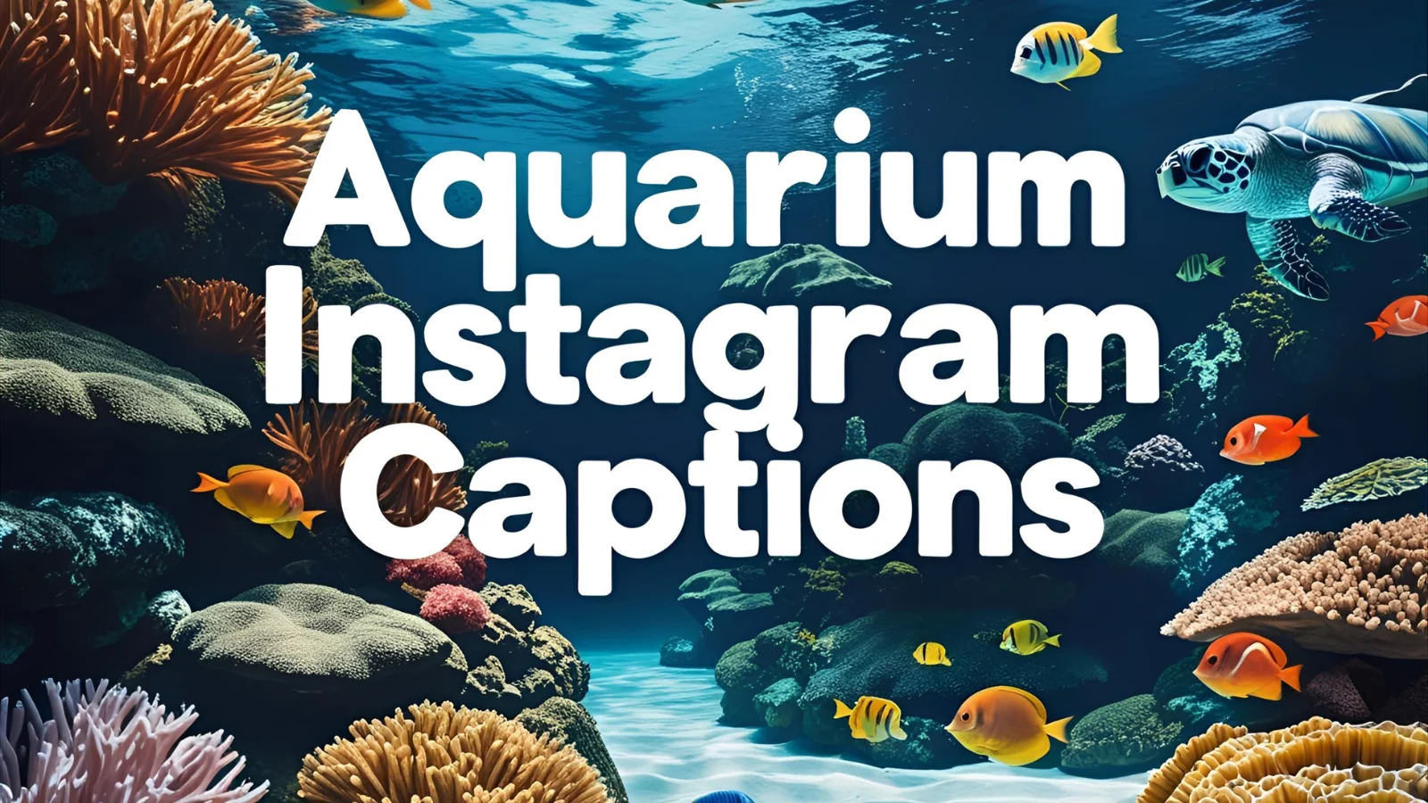 Aquarium Instagram Captions