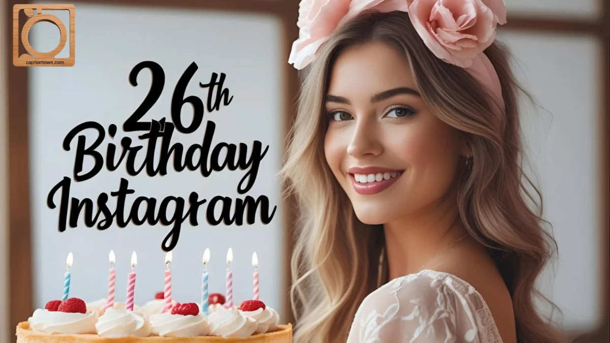 500+ 26th Birthday Captions Instagram