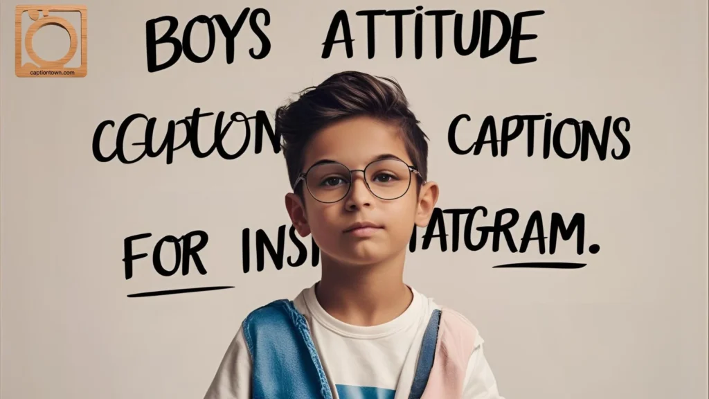 Boys Attitude Captions for Instagram