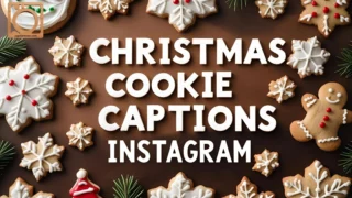 500+ Christmas Cookie Captions Instagram