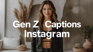 500+ Gen Z Captions Instagram