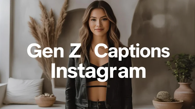 500+ Gen Z Captions Instagram