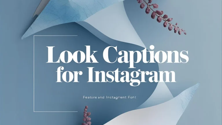 350+ Look Captions For Instagram