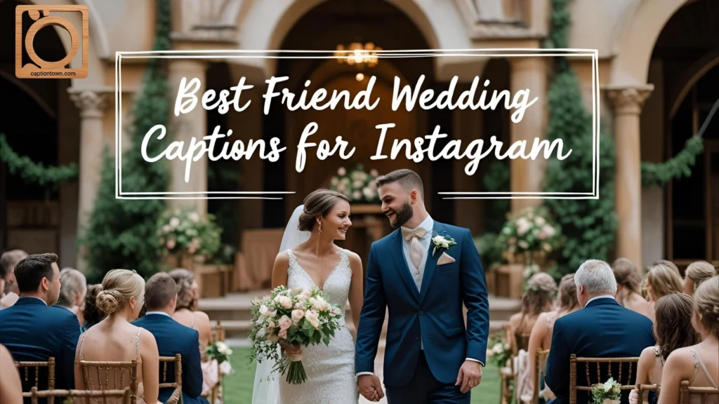 Best Friend Wedding Captions for Instagram