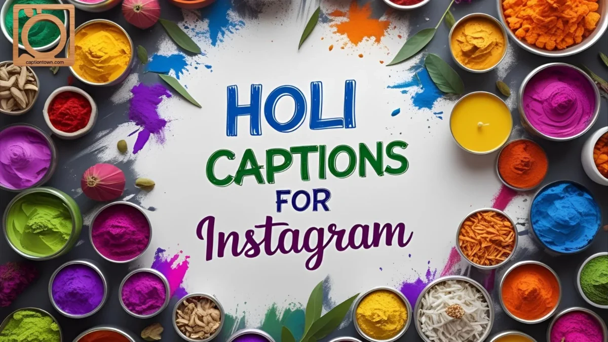 550+ Holi Captions for Instagram 2025