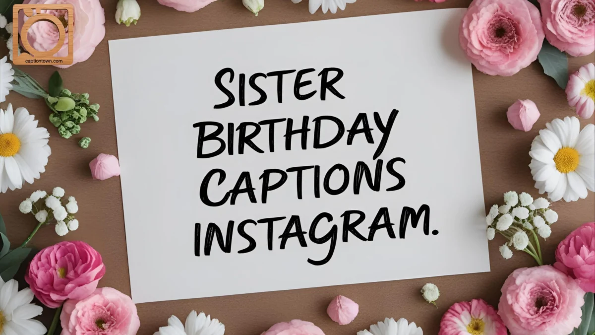 350+ Sister Birthday Captions Instagram 2025