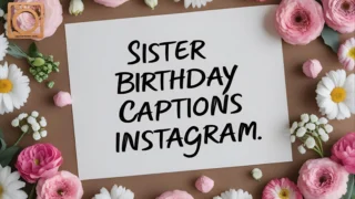 350+ Sister Birthday Captions Instagram 2025