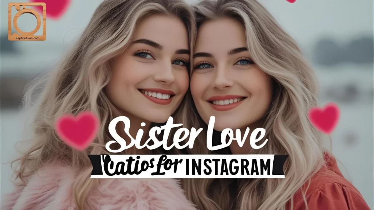 550+ Sister Love Captions for Instagram