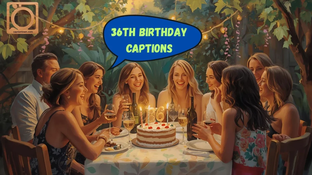 550+ 36th Birthday Captions for Instagram 2025-2026