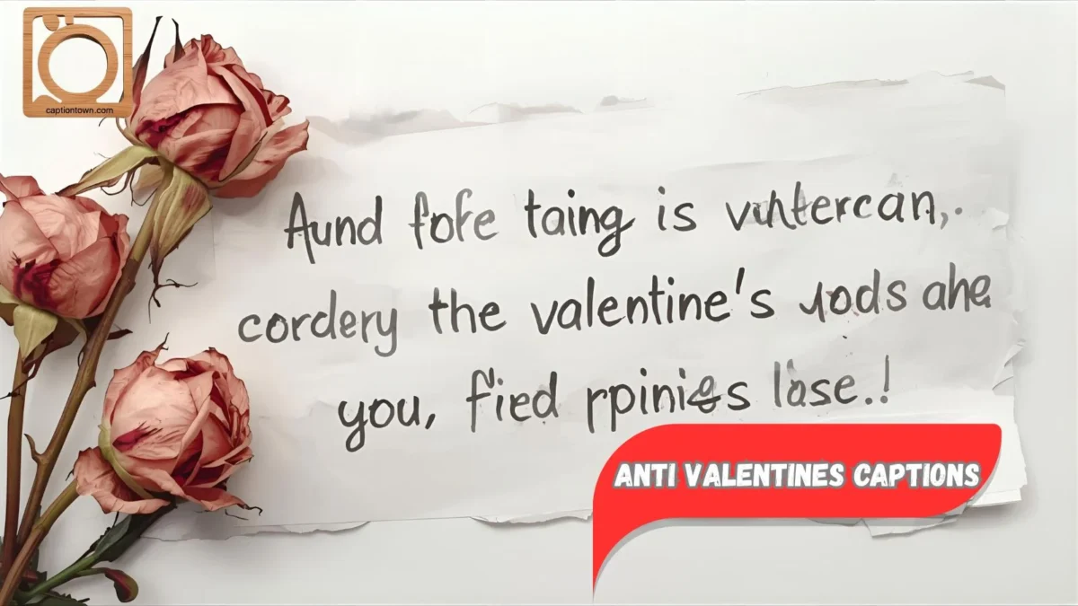 550+ Anti Valentines Captions Instagram 2025-2026