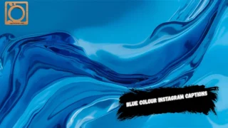 550+ Blue Color Instagram Captions 2025-2026