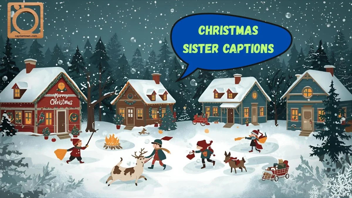 550+ Christmas Sister Captions Instagram 2025-2026