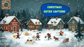 550+ Christmas Sister Captions Instagram 2025-2026