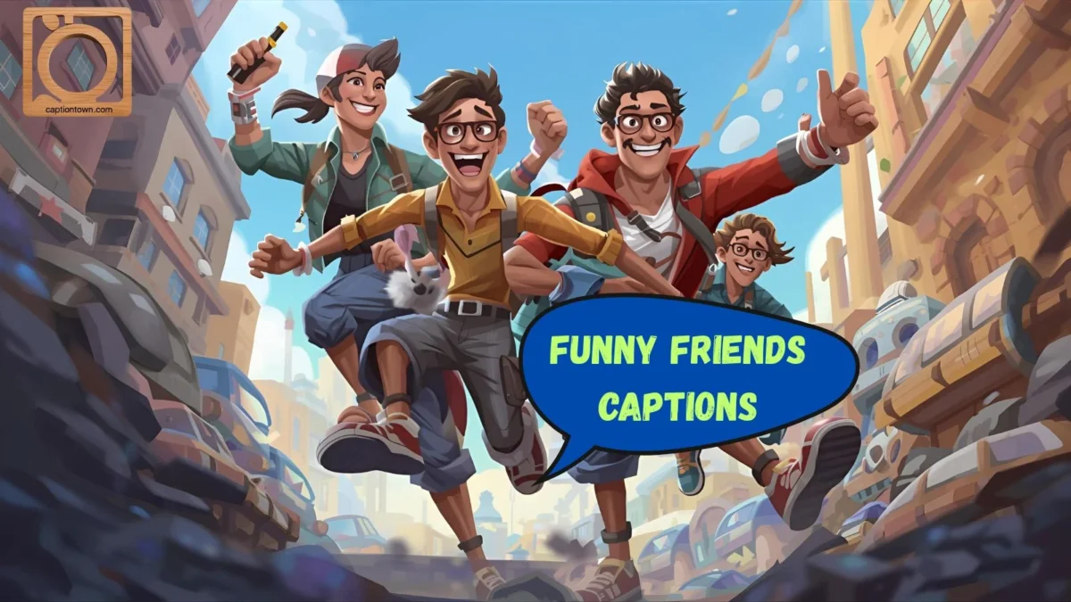 550+ Funny Friends Captions Instagram 2025-2026