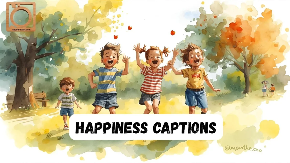 550+ Happiness Captions for Instagram 2025-2026