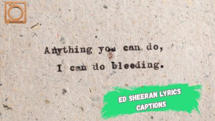 550+ Ed Sheeran Lyrics Captions for Instagram (2025–2026)