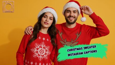 550+ Christmas Sweater Instagram Captions 2025-2026