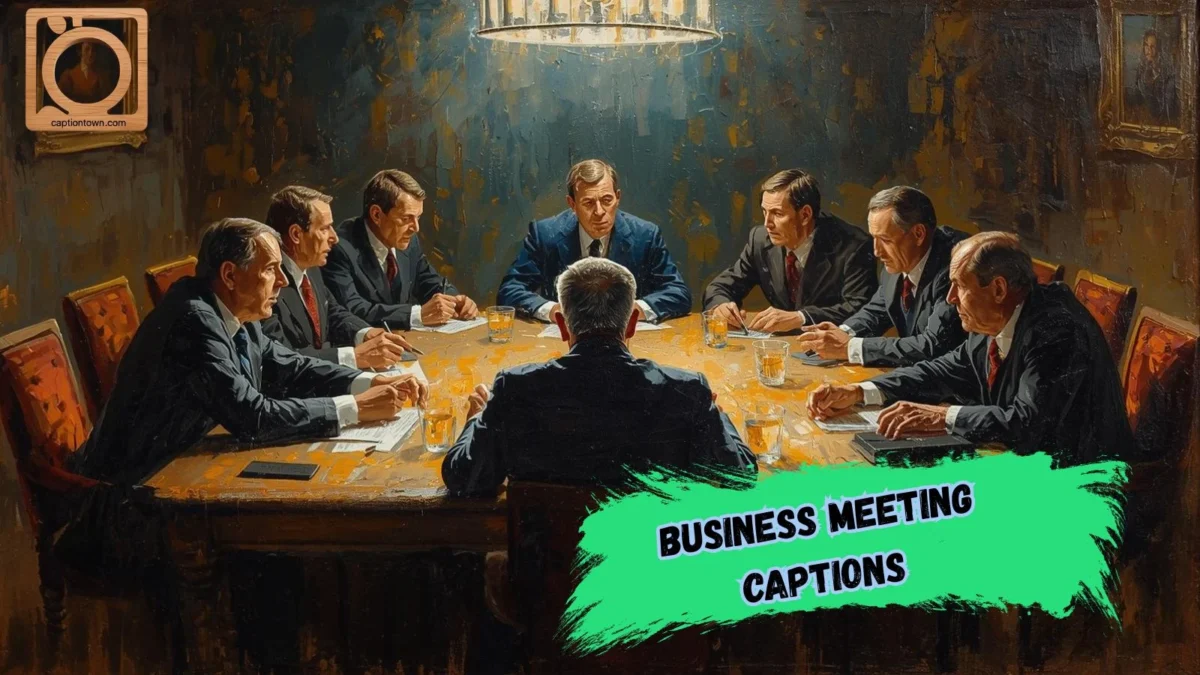 550+ Business Meeting Captions for Instagram 2026