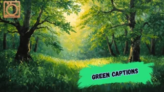 550+ Green Captions for Instagram 2026