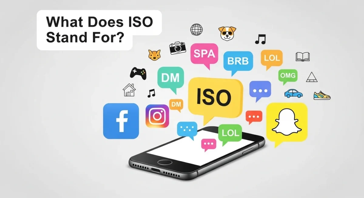 What Does ISO Stand For? 🔎