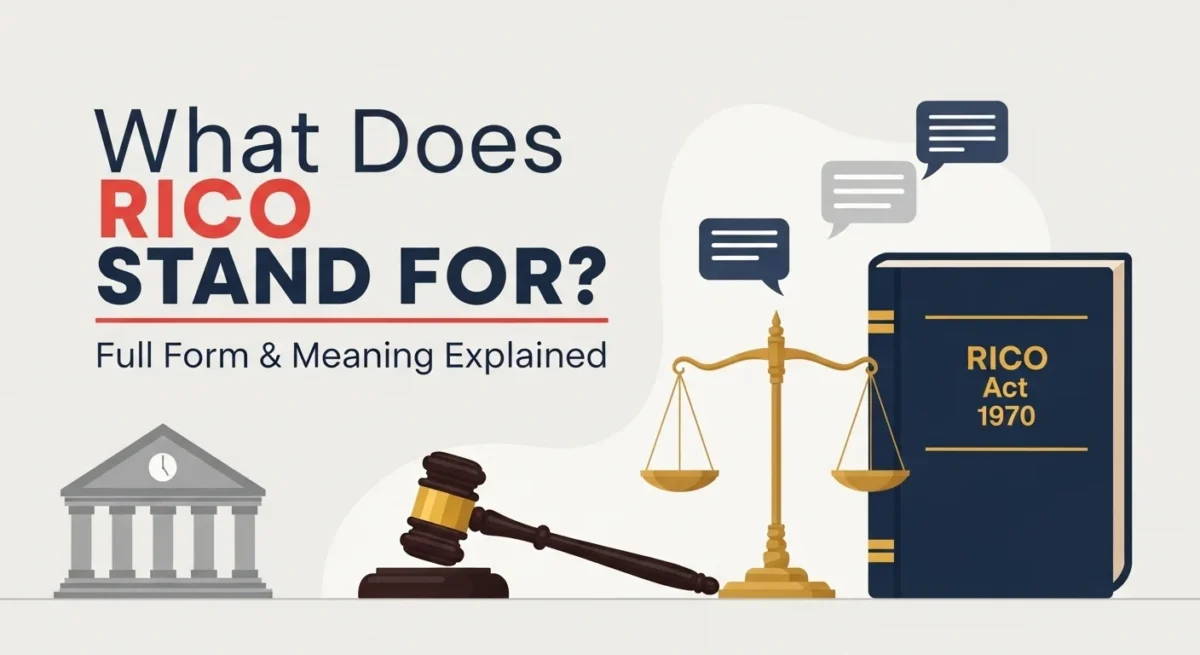 What Does RICO Stand For? ⚖️