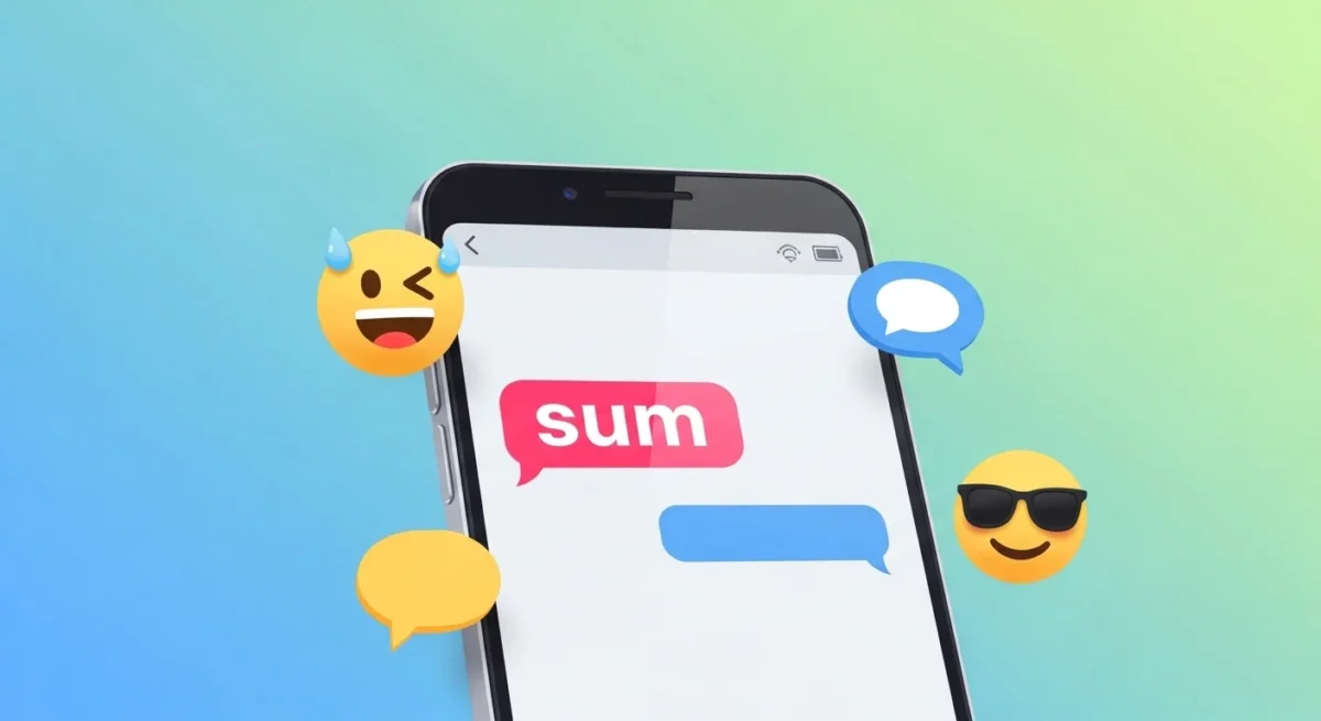 What Does Sum Mean? 🤔 Text Slang & Social Media Explained
