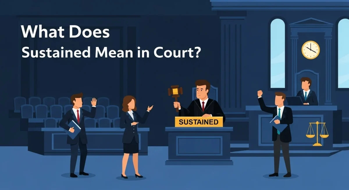 What Does Sustained Mean in Court? ⚖️